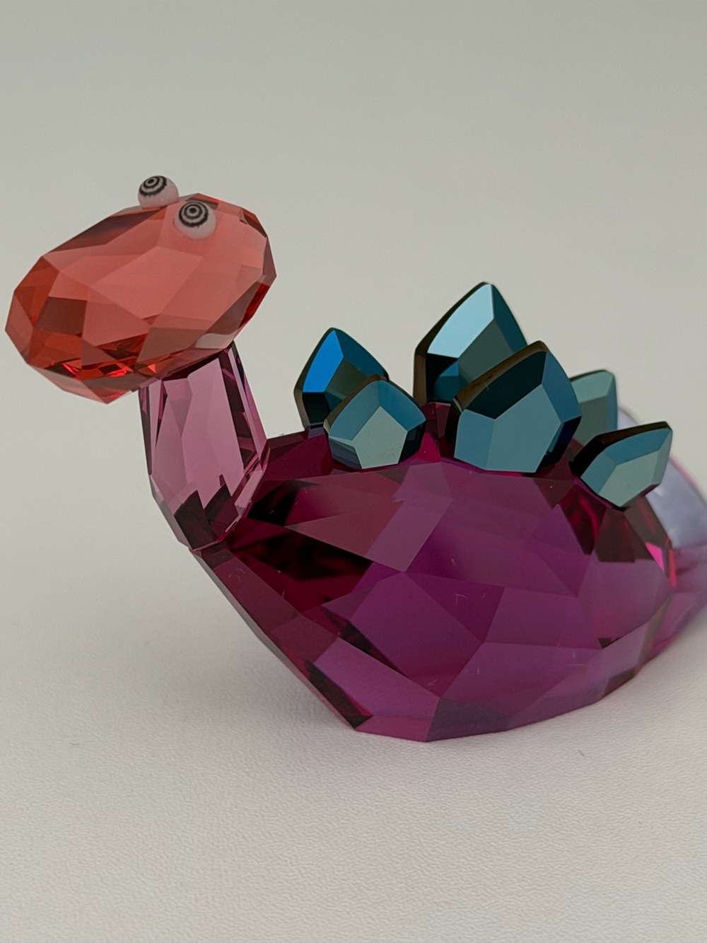 Swarovski Rare Stephanie The Stegosaurus Dinosaur Crystal Figurine